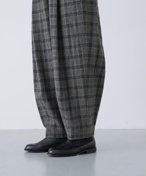 ウールコットンチェックパンツ（その他パンツ）｜かぐれ（カグレ）の