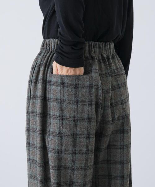 ウールコットンチェックパンツ（その他パンツ）｜かぐれ（カグレ）の