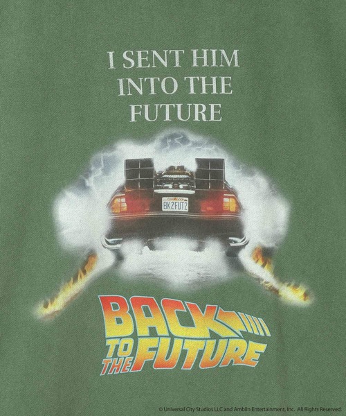 LOWRYS FARM（ローリーズファーム）の「【LFM(U)】Back to the Future／スウェットクルーネック　 625126（スウェット・メンズ・グリーン/ブラック・LARGE/MEDIUM）」の9枚目の写真