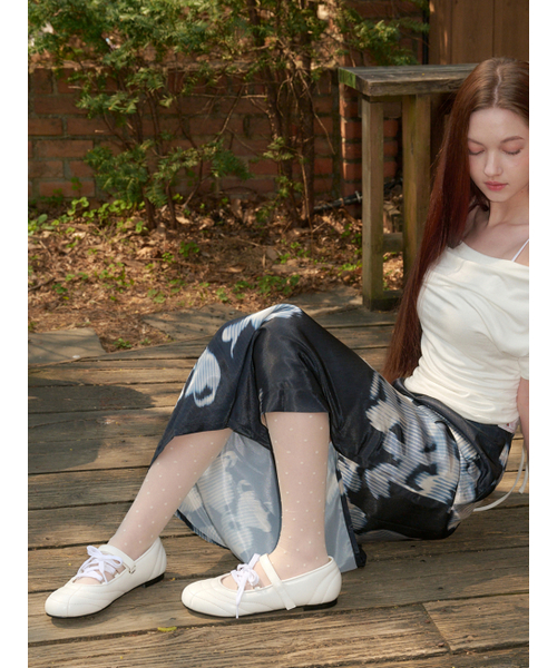 FORRR（フォルンルン）の「Quilting Lace Maryjane - 3Color（バレエシューズ・レディース・ブラック/シルバー/ホワイト・23cm/24cm/25cm）」の7枚目の写真