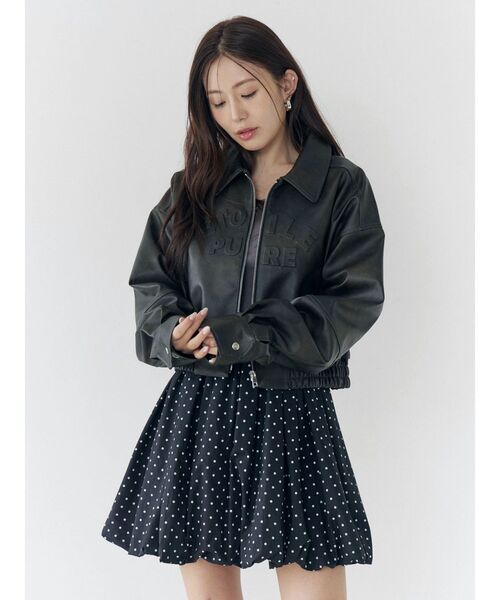 CALNAMUR（カルナムール）の「ドッキングバルーンミニワンピース（ワンピース・レディース・チャコールグレー/ブラック・SMALL/MEDIUM）」の11枚目の写真