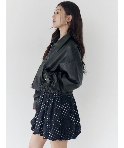 CALNAMUR（カルナムール）の「ドッキングバルーンミニワンピース（ワンピース・レディース・チャコールグレー/ブラック・SMALL/MEDIUM）」の12枚目の写真