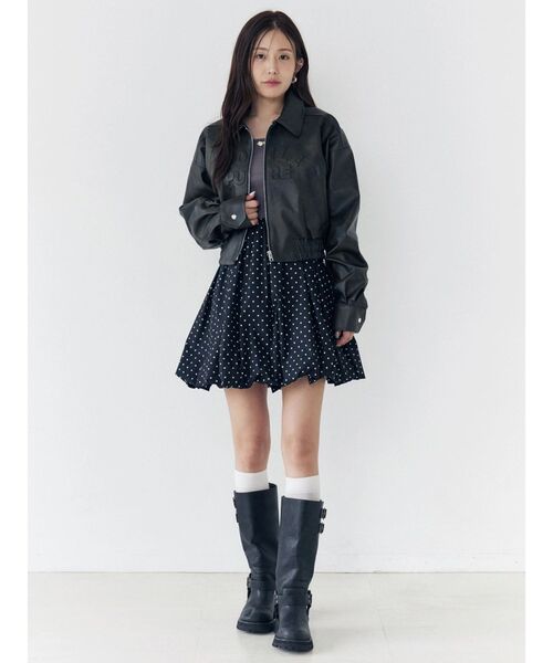 CALNAMUR（カルナムール）の「ドッキングバルーンミニワンピース（ワンピース・レディース・チャコールグレー/ブラック・SMALL/MEDIUM）」の21枚目の写真