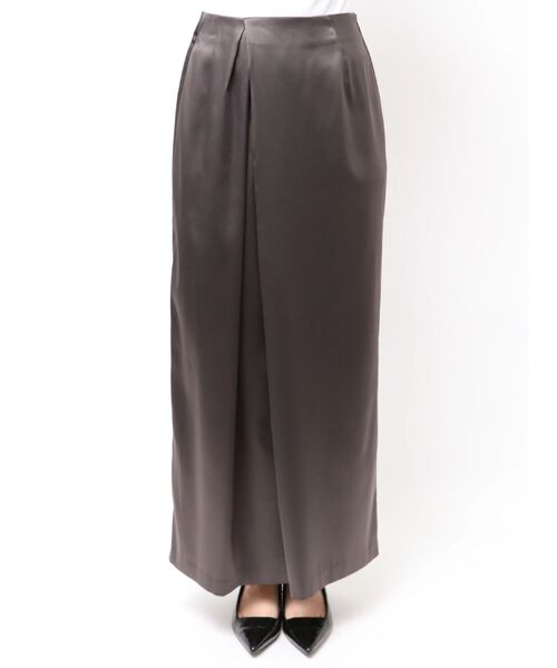 ELENDEEK（エレンディーク）の「クロスタックペンシルスカート（スカート・レディース・ブラック/ブラウン・01/02）」の19枚目の写真