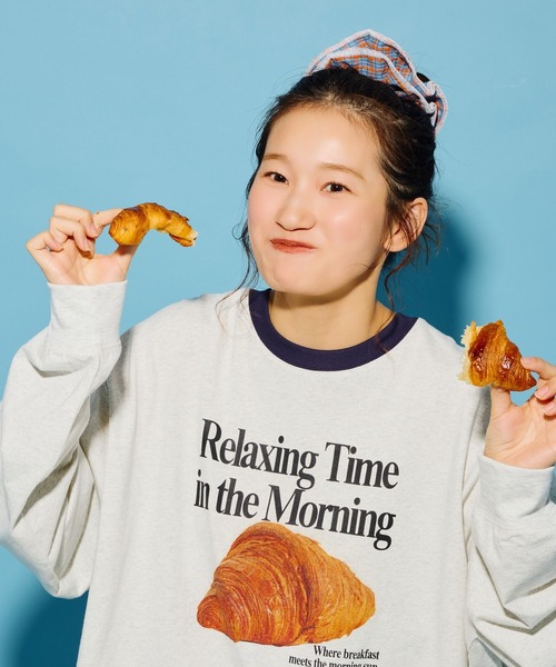 niko and...（ニコアンド）の「【にっぽんのASAGOHAN】アソートロンT【UNISEX】（Tシャツ/カットソー・レディース・オフホワイト/ライトグレー/ブラウン・MEDIUM/LARGE）」の12枚目の写真