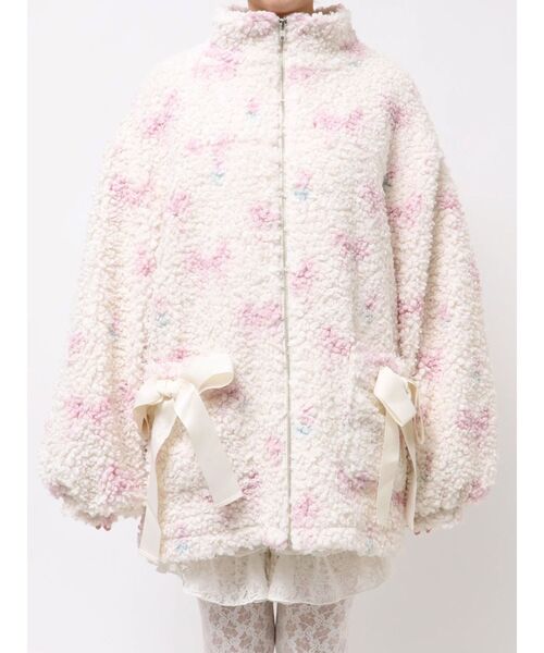 merry jenny（メリージェニー）の「Fluffy Tulip Boa Blouson（ブルゾン・レディース・ピンク/ブルー・FREE）」の9枚目の写真