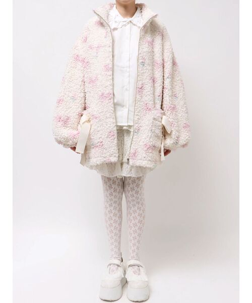 merry jenny（メリージェニー）の「Fluffy Tulip Boa Blouson（ブルゾン・レディース・ピンク/ブルー・FREE）」の18枚目の写真