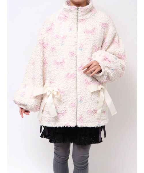 merry jenny（メリージェニー）の「Fluffy Tulip Boa Blouson（ブルゾン・レディース・ピンク/ブルー・FREE）」の22枚目の写真