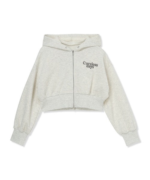 BISKEE(ビスキー)の「ショート丈 ジップパーカー(パーカー・キッズ・ブラック/グレー・160cm/150cm/140cm)」の12枚目の写真