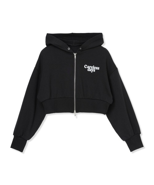 BISKEE(ビスキー)の「ショート丈 ジップパーカー(パーカー・キッズ・ブラック/グレー・160cm/150cm/140cm)」の14枚目の写真