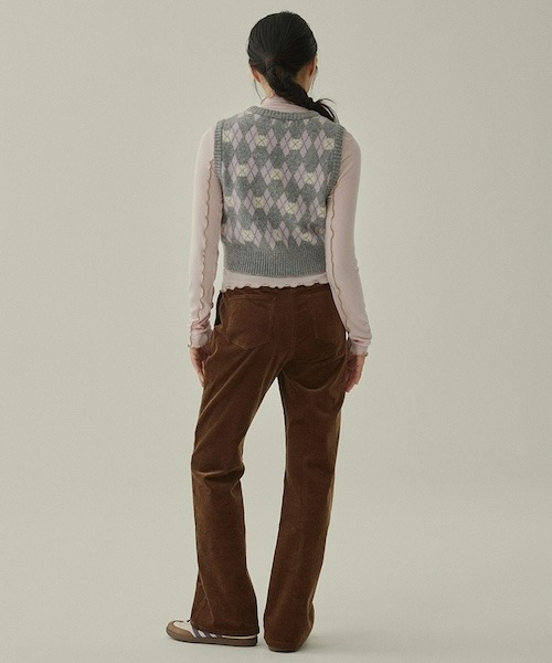 COVERNAT（カバーナット）の「WOMEN'S SEMI-BOOTCUT CORDUROY PANTS（その他パンツ・レディース・ブラウン/ブルー系その他・MEDIUM/SMALL）」の3枚目の写真