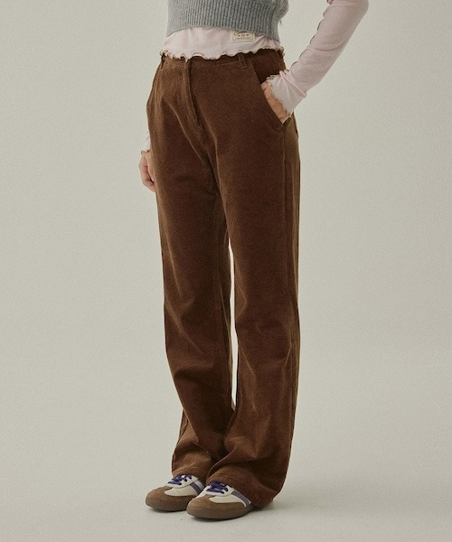 COVERNAT（カバーナット）の「WOMEN'S SEMI-BOOTCUT CORDUROY PANTS（その他パンツ・レディース・ブラウン/ブルー系その他・MEDIUM/SMALL）」の6枚目の写真