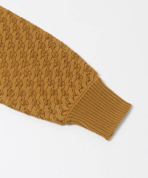 URBAN RESEARCH DOORS（アーバンリサーチドアーズ）の「パッチワーク柄袖ボリュームニット（ニット/セーター・レディース・ゴールド/チャコールグレー/ライトベージュ・FREE）」の17枚目の写真