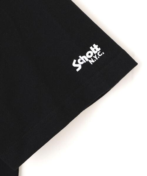 Schott(ショット)の「Schott/ショット/MARILYN MONROE MONOCHROME T-SHIRT/マリリンモンロー モノクローム Tシャツ(Tシャツ/カットソー・メンズ・ブラック/ホワイト・2XL/L/M/XL)」の12枚目の写真