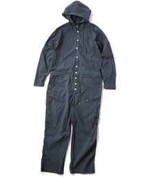 gym master（ジムマスター）の「ピグメントコットンナイロンキャンパジャマ（つなぎ/オールインワン）」