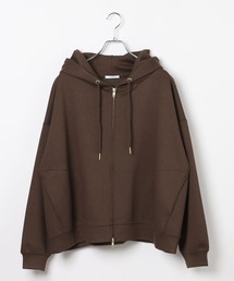 BAYFLOW | [シワになりにくい]Ｗジップダンボールパーカー(パーカー)