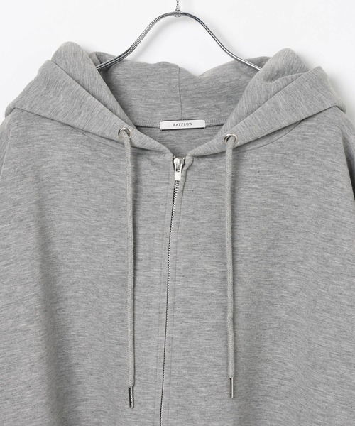 BAYFLOW（ベイフロー）の「[シワになりにくい]Ｗジップダンボールパーカー（パーカー・レディース・グレー/ブラック/ブラウン・FREE）」の7枚目の写真