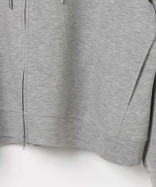 BAYFLOW（ベイフロー）の「[シワになりにくい]Ｗジップダンボールパーカー（パーカー・レディース・グレー/ブラック/ブラウン・FREE）」の10枚目の写真