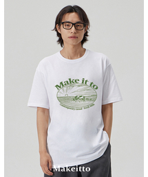 MAKEITTO（メイキット）の「[FRESH MILK] CREW NECK TEE_WHITE（Tシャツ/カットソー）」