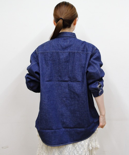 danton ダントン　ロングシャツ DANTON/ダントン ロングシャツ LONG SHIRT DT-B0433 MHT・KDM（シャツ