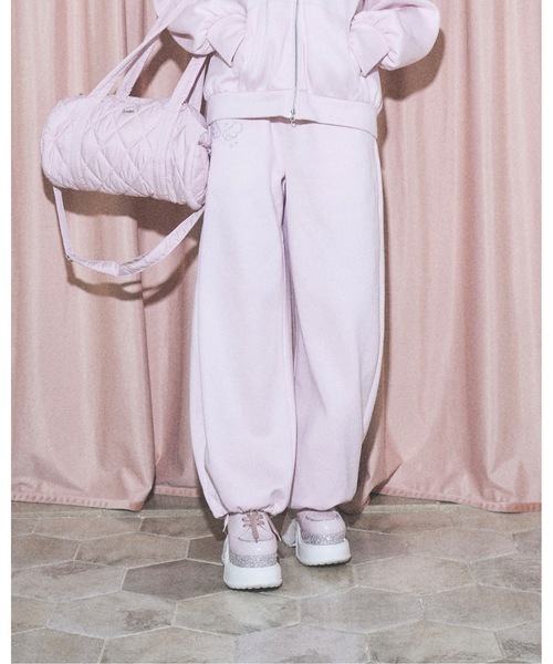 Lovilyn（ラヴィリン）の「エンジェルモチーフスウェットパンツ（その他パンツ・レディース・チャコールグレー/ブルー/ピンク・SMALL/MEDIUM）」の8枚目の写真