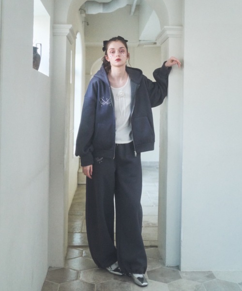 Lovilyn（ラヴィリン）の「エンジェルモチーフスウェットパンツ（その他パンツ・レディース・チャコールグレー/ブルー/ピンク・SMALL/MEDIUM）」の20枚目の写真