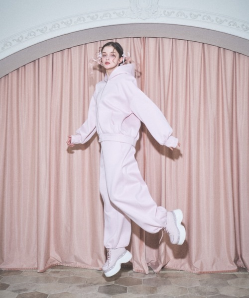 Lovilyn（ラヴィリン）の「エンジェルモチーフスウェットパンツ（その他パンツ・レディース・チャコールグレー/ブルー/ピンク・SMALL/MEDIUM）」の12枚目の写真