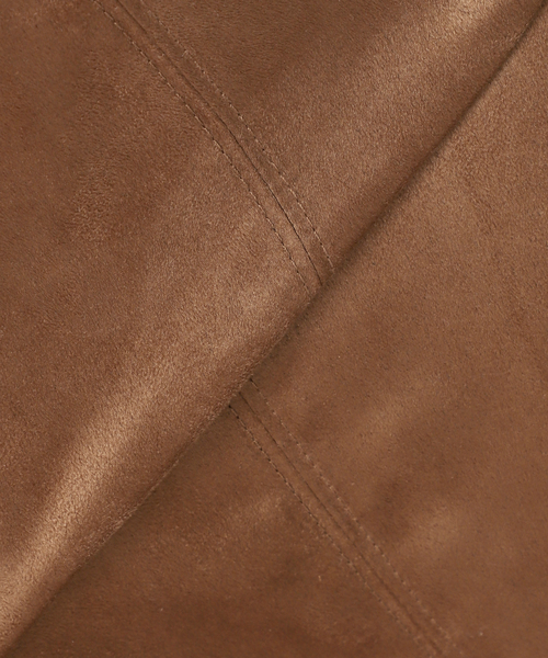 U by SPICK&SPAN（ユーバイスピックアンドスパン）の「フェイクスエードバックスリットスカート（スカート・レディース・ブラウン・36/38）」の18枚目の写真
