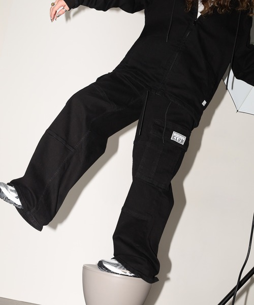 PRO CLUB (プロクラブ)の「PRO CLUB デニムカーゴパンツ セットアップ可(カーゴパンツ・メンズ・ワンウォッシュ/ブラック・36/34/32/38/40/42/30/28)」の1枚目の写真