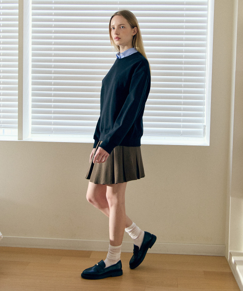 BASIC HOUSE（ベーシックハウス）の「女性特別綿セミオーバーフィットスウェットブラック（スウェット・レディース・ブラック・FREE）」の10枚目の写真
