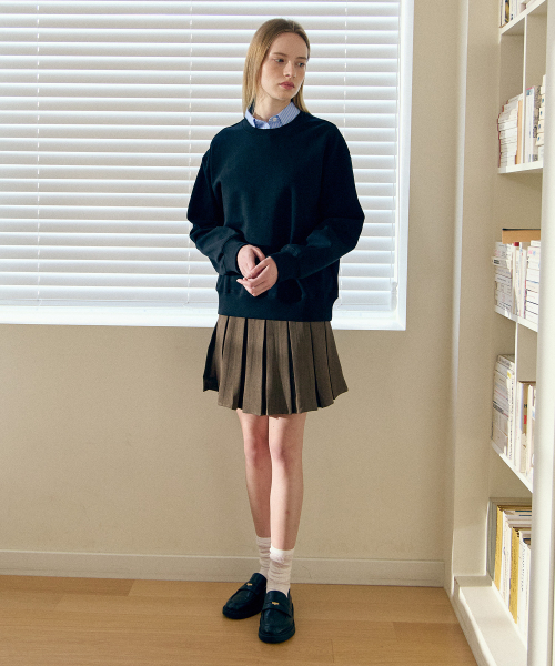 BASIC HOUSE（ベーシックハウス）の「女性特別綿セミオーバーフィットスウェットブラック（スウェット・レディース・ブラック・FREE）」の11枚目の写真