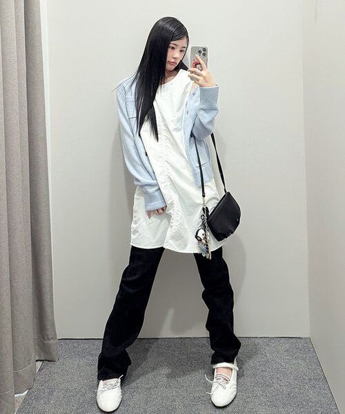 MUSINSA STANDARD WOMAN（ムシンサスタンダードウーマン）の「ウィメンズナイロンミニドレス[ホワイト]（ワンピース・レディース・その他・SMALL/X-SMALL/MEDIUM/LARGE）」の13枚目の写真