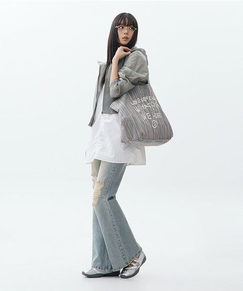 MUSINSA STANDARD WOMAN（ムシンサスタンダードウーマン）の「ウィメンズナイロンミニドレス[ホワイト]（ワンピース・レディース・その他・SMALL/X-SMALL/MEDIUM/LARGE）」の14枚目の写真