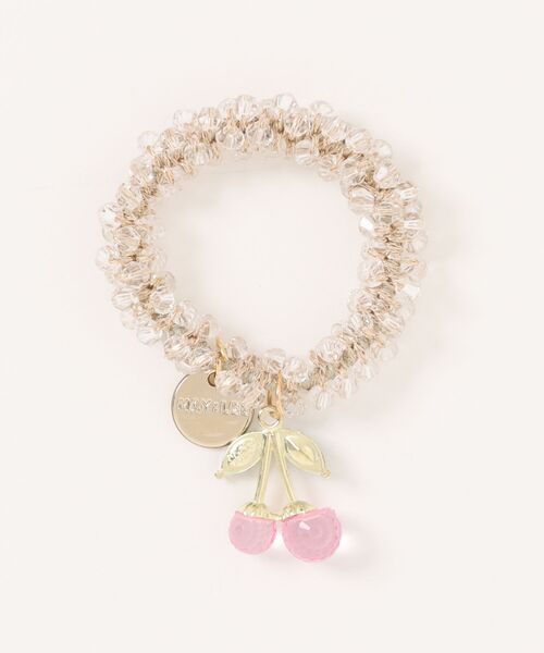 TONE SELECT GOODS（トーンセレクトグッズ）の「【urge select】さくらんぼモチーフ ビーズ ヘアゴム（ヘアゴム・レディース・クリア/カラフル・FREE）」の3枚目の写真