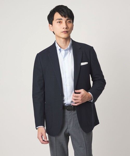 green label relaxing（グリーンレーベルリラクシング）の「エブリット コットンオックス ストライプ スナップ ボタンダウン シャツ -イージーアイロン-（ビジネスシャツ・メンズ・ライトブルー/ベージュ・XL/M/L/S）」の3枚目の写真