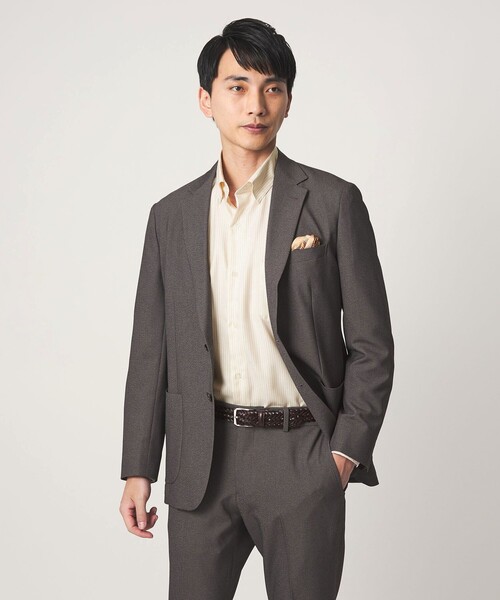 green label relaxing（グリーンレーベルリラクシング）の「エブリット コットンオックス ストライプ スナップ ボタンダウン シャツ -イージーアイロン-（ビジネスシャツ・メンズ・ライトブルー/ベージュ・XL/M/L/S）」の6枚目の写真