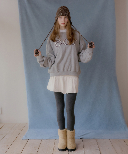 LETTER FROM MOON(レターフロムムーン)の「ジェスケーブルプリーツニットスカート(アイボリー)(スカート・レディース・その他・SMALL/MEDIUM)」の2枚目の写真