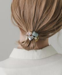 SMELLY | クリアビーズモチーフヘアポニー(ヘアゴム)