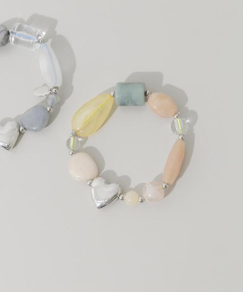 SMELLY（スメリー）の「クリアビーズモチーフヘアポニー（ヘアゴム・レディース・グレー系その他/ベージュ系その他・-）」の11枚目の写真