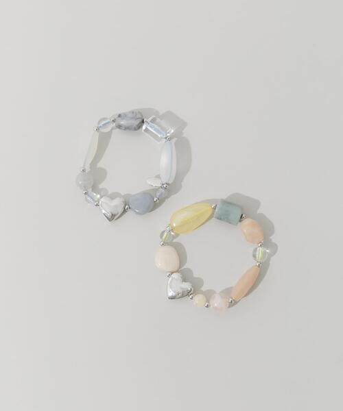 SMELLY（スメリー）の「クリアビーズモチーフヘアポニー（ヘアゴム・レディース・グレー系その他/ベージュ系その他・-）」の13枚目の写真