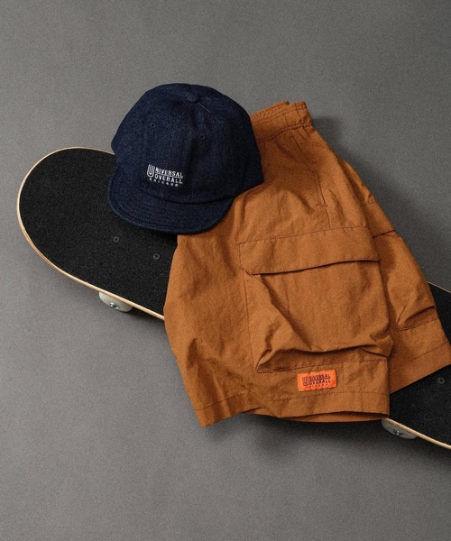 UNIVERSAL OVERALL（ユニバーサルオーバーオール）の「UNIVERSAL OVERAL/ショーツ/一部店舗限定/635132（その他パンツ・メンズ・ブラウン系その他7/ブラック・MEDIUM/X-LARGE/LARGE）」の3枚目の写真