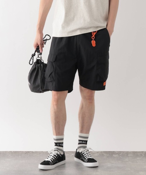 UNIVERSAL OVERALL（ユニバーサルオーバーオール）の「UNIVERSAL OVERAL/ショーツ/一部店舗限定/635132（その他パンツ・メンズ・ブラウン系その他7/ブラック・MEDIUM/X-LARGE/LARGE）」の9枚目の写真