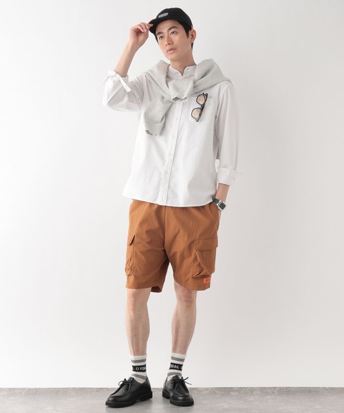 UNIVERSAL OVERALL（ユニバーサルオーバーオール）の「UNIVERSAL OVERAL/ショーツ/一部店舗限定/635132（その他パンツ・メンズ・ブラウン系その他7/ブラック・MEDIUM/X-LARGE/LARGE）」の12枚目の写真