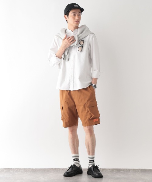 UNIVERSAL OVERALL（ユニバーサルオーバーオール）の「UNIVERSAL OVERAL/ショーツ/一部店舗限定/635132（その他パンツ・メンズ・ブラウン系その他7/ブラック・MEDIUM/X-LARGE/LARGE）」の14枚目の写真