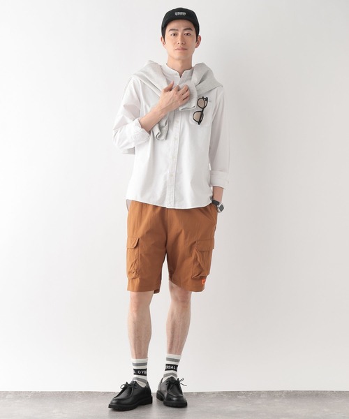 UNIVERSAL OVERALL（ユニバーサルオーバーオール）の「UNIVERSAL OVERAL/ショーツ/一部店舗限定/635132（その他パンツ・メンズ・ブラウン系その他7/ブラック・MEDIUM/X-LARGE/LARGE）」の15枚目の写真