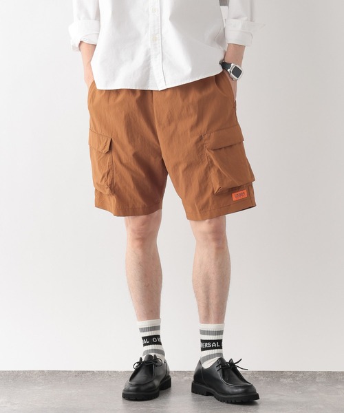 UNIVERSAL OVERALL（ユニバーサルオーバーオール）の「UNIVERSAL OVERAL/ショーツ/一部店舗限定/635132（その他パンツ・メンズ・ブラウン系その他7/ブラック・MEDIUM/X-LARGE/LARGE）」の17枚目の写真
