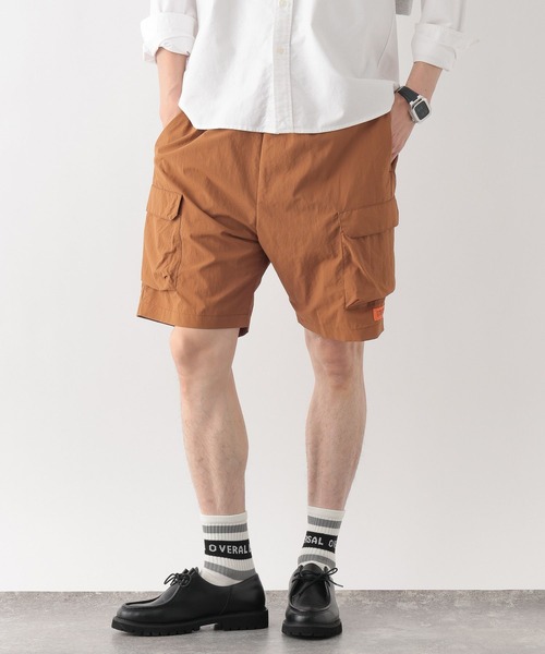 UNIVERSAL OVERALL（ユニバーサルオーバーオール）の「UNIVERSAL OVERAL/ショーツ/一部店舗限定/635132（その他パンツ・メンズ・ブラウン系その他7/ブラック・MEDIUM/X-LARGE/LARGE）」の19枚目の写真