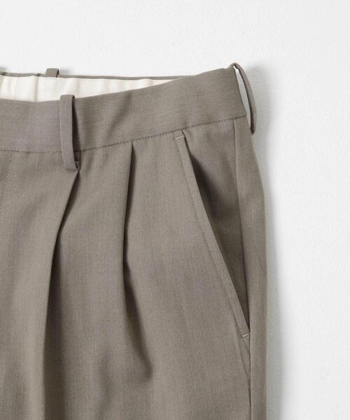 URBAN RESEARCH DOORS（アーバンリサーチドアーズ）の「『UR TECH』完声2タックワイドトラウザー（その他パンツ・メンズ・チャコールグレー/ベージュ系その他/ブラック・LARGE/MEDIUM/SMALL）」の10枚目の写真