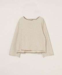 three dots（スリードッツ）の「ラッセル バックリボントップス（その他トップス）」