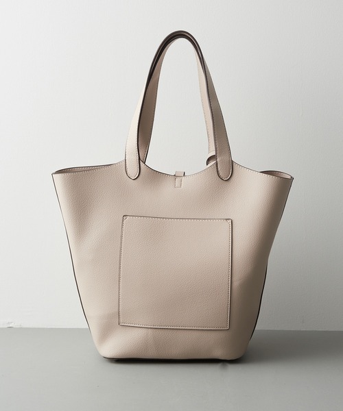 MAISON BREEZE(メゾンブリーズ)の「【MAISON BREEZE】タッセル付きA4トート SNBD(トートバッグ・レディース・ベージュ/ブラック/チャコールグレー/シルバー/ブラウン・FREE)」の9枚目の写真